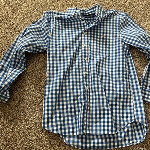 Vineyard Vines Blue plaid button down Tucker shirt